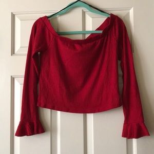 NWT Forever 21 Red Off the Shoulder Top